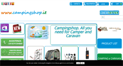 Desktop Screenshot of campingshop.it