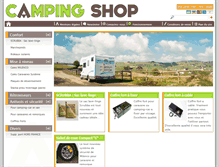 Tablet Screenshot of campingshop.fr